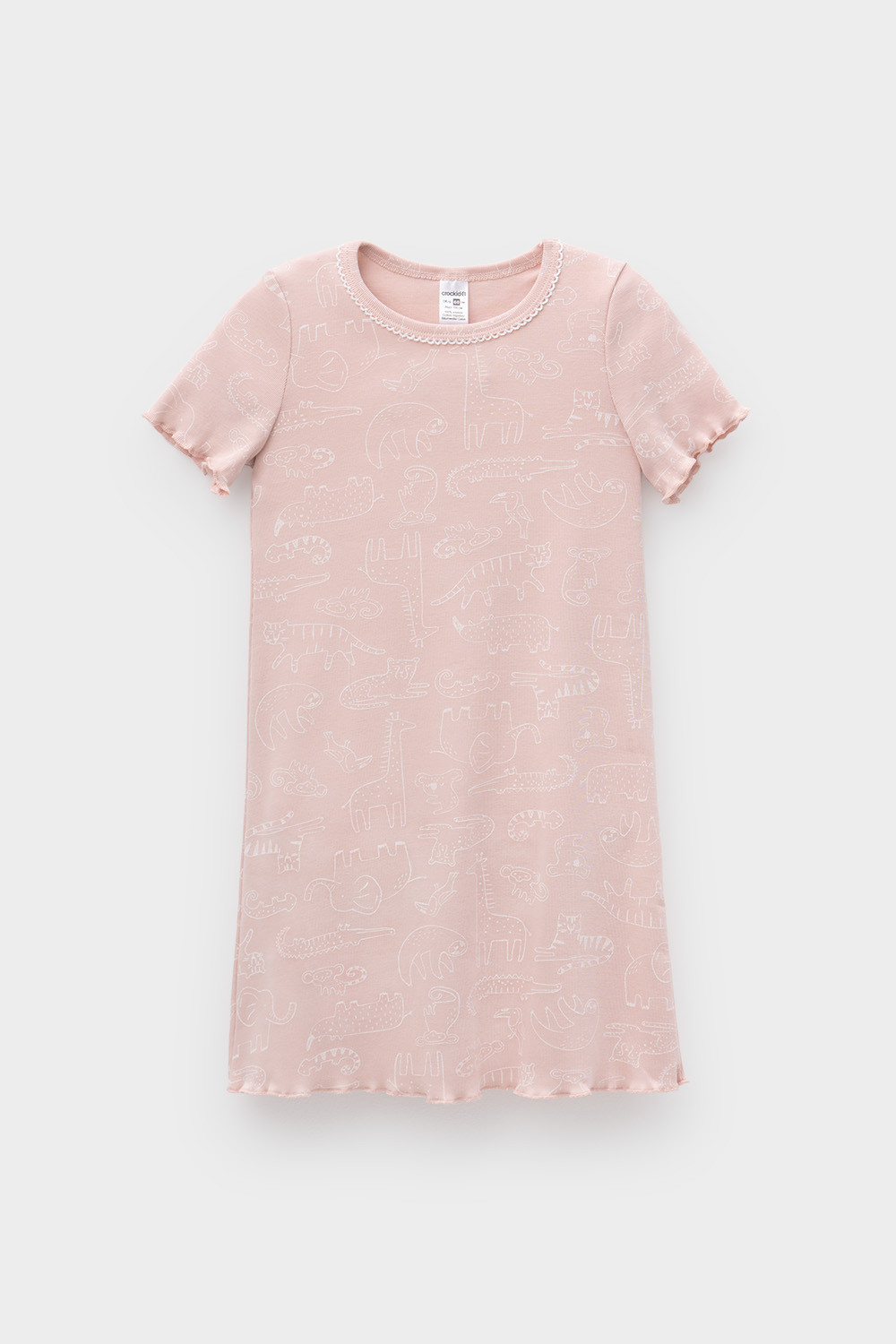 Ночная сорочка для девочки, артикул: К 1180/24, цвет: розовый