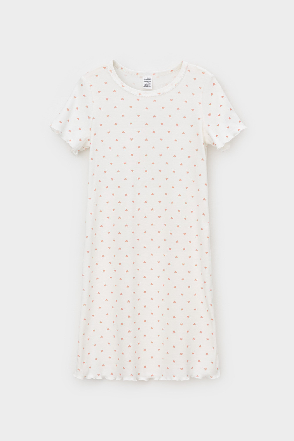 Ночная сорочка для девочки, артикул: К 1180/24, цвет: бежевый, фото 2