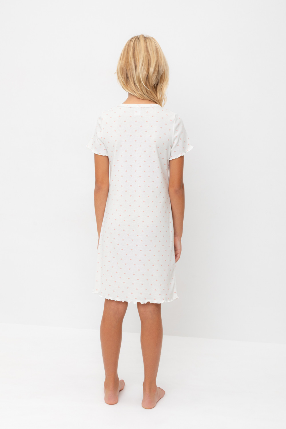 Ночная сорочка для девочки, артикул: К 1180/24, цвет: бежевый, фото 5