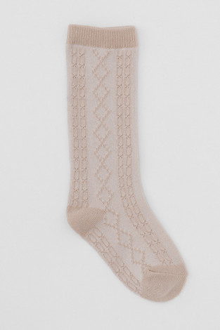 Носки для девочки, артикул: К 9677/3 ФВ, цвет: бежевый