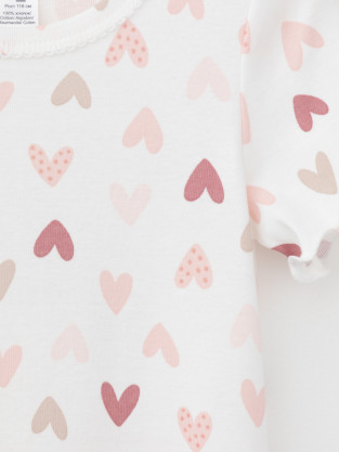 Ночная сорочка для девочки, артикул: К 1180, цвет: сахар - 2 фото